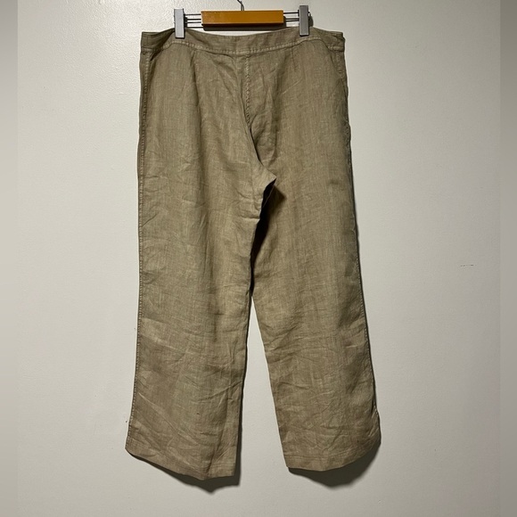 Tommy Bahama Leigh Fit Linen Pants Beige Women’s Size 12 – Relaxed Resort Style - Picture 5 of 10